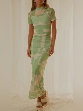 NEW Peppermayo Remix Mesh Maxi Dress 2